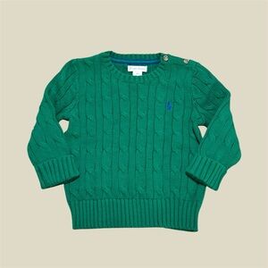 RL baby Cable Knit Sweater